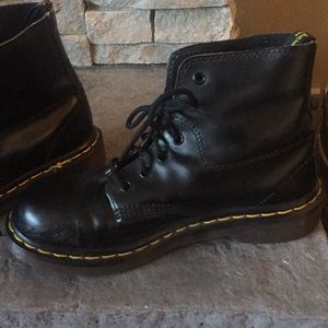 90's Black Doc Marten Boots, Made in England